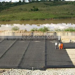 200-30KN/M High Quality Best Price Black Polyester Geogrid thumbnail-2