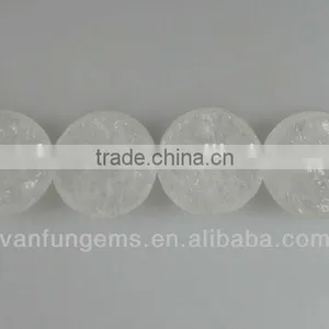 Loose Gemstone Crystal Rough Coin Beads Clear Quartz Coin Beads for Fashion and Jewelry Making thumbnail-5