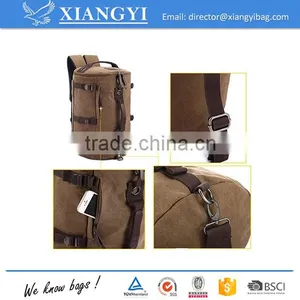 Large Canvas Multi-function Travel Duffel Bag thumbnail-1