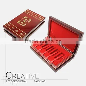Large Luxury Wooden Gold Bar Box thumbnail-1