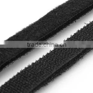 Black Reusable Back to Back Hook and Loop Wire Cable Tie thumbnail-5