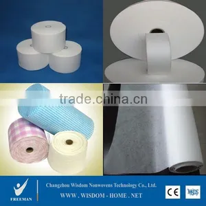 Rayon Spunlace, Viscose/polyester Spunlace Nonwoven Fabric, Spun Lace Nonwoven thumbnail-1