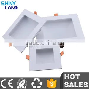 SMD 2835 Downlight 3W 6W 12W 18W 24W Diffuse Reflection LED Retrofit Recessed Ceiling Panel Light Quality Choice thumbnail-2