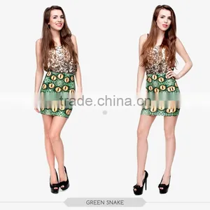 Women Fashion Summer Sexy Girls Tight Slim Mini Skirt High Quality 3d Digital Full Print Custom Hot Sale Tube Stretchy Skirt thumbnail-2