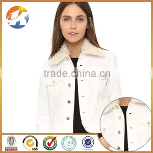 Fashion Embossed Logo Gold Jean Jacket Buttons thumbnail-2