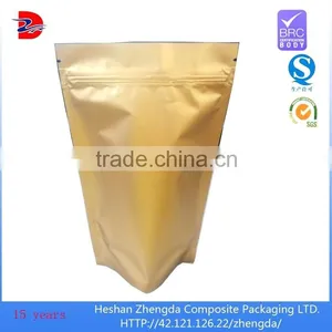 Stand up Food Grade Plastic Aluminum Foil Packaging Bag With Zipper thumbnail-2