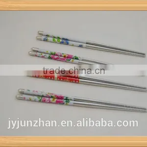 Stainless Chopstick With Flower and Mirror Polishing and Low Price thumbnail-1