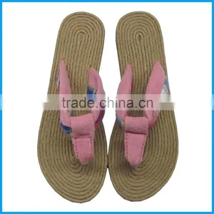 Rope Shape of Sole With Tubular Fabric Strap Flip Flop thumbnail-5
