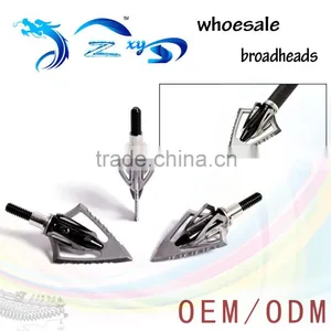 Broadheads 100 Grain 6 Sharp Blades for Compound Bow and Crossbow Fighter Toothed Blade Z-539 thumbnail-1