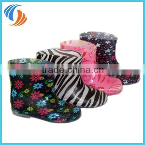 New PVC Printing Kids Rain Boots thumbnail-1