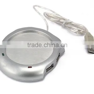Computer 4 Port Usb Hub Cup Heater Mug Warmer thumbnail-2