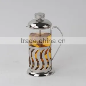 Stainless Steel French Press, Glass Coffee Plunger, Teacoffee Maker thumbnail-2