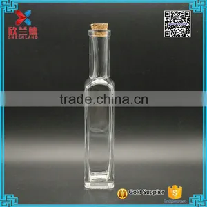 High Quality Slim Wine Bottle/150ml Clear Cork Beverage Bottle thumbnail-5