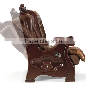 Leather Folding Armrest Luxury Wooden Executive Office Chair GZH-SJ2003H thumbnail-3