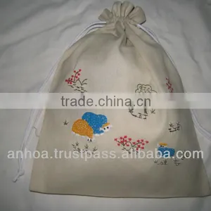 Vietnam Hand Embroidery Laundry Bag thumbnail-1