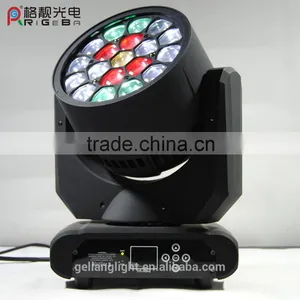 2016 Newest Hot Selling 19x 12W Hawkeye 18CH RGBW 4in1 High Power Led Stage Light Sharpy Beam LED Moving Head Light thumbnail-1