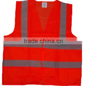 Reflective Vest For Running Or Cycling Green Vest Two Vertical & Two Horizontal thumbnail-1