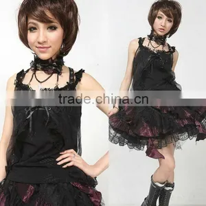 PUNK Kera GOTHIC DOLLY 61023 VEST SHIRT Gothic Lolita thumbnail-1