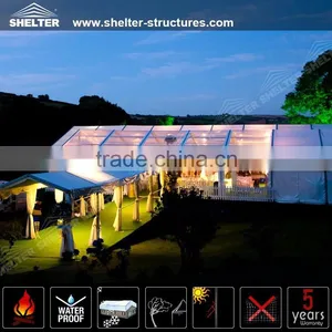 25*60m Outdoor Big Clear Span Transparent Used Event Commercia Luxury Wedding Marquee Tents for Sale thumbnail-1