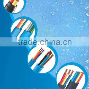 Hot Selling 2/0 4 Core Flat Power Cable for 60 hp Submersible Electric Motor thumbnail-6