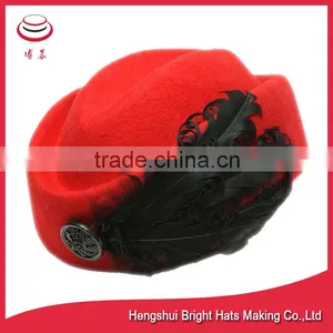 High Quality Uniform Hats With Wool Felt thumbnail-1