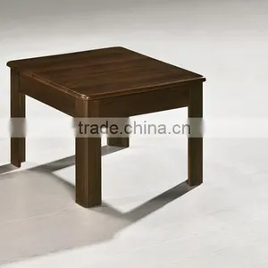 Short End Table Small Wooden Coffee Table thumbnail-1