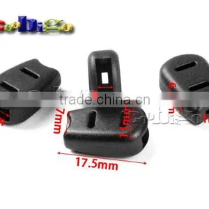 Strap Webbing Ends Buckle Plastic Black For Phone Strap Lanyard Worker Tag Vertical ID Card Badge Holder Lanyard #FLS127 thumbnail-1