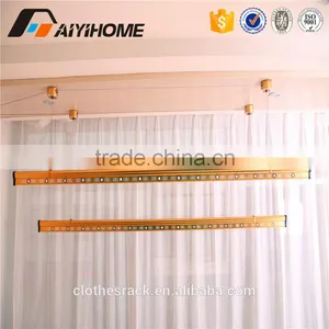 Wholesale Furniture Hand Control Lifting Clothes Hanger Rack thumbnail-2