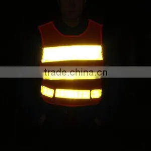 Yongkang Factory CE EN20471 Mesh PVC Refleticve Tape High Visibility Jacket thumbnail-3