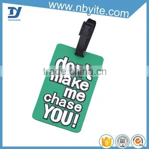 Direct Sale Funny Design Custom Hang Tag in Bulk Plastic Luggage Bag Tag thumbnail-1