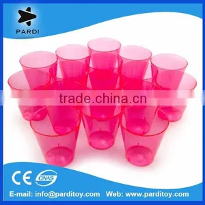 Customize Log Print Plastic Shot Glasses Cup Assorted Neon Colors thumbnail-4