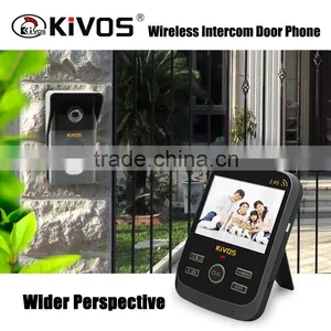KiVOS Newest 3.5 Inch Support up to 2 Cameras and 3 Monitors. KDB303 Wireless Video Door Phone thumbnail-5
