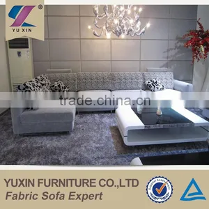 2015 Black and Grey Vintage Durable Living Room Sofa thumbnail-4
