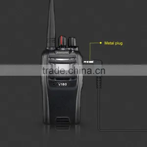 Earpiece D Shape Earphones E43C-K Headphone for Walkie Talkie ZASTONE V180 ZT-V8 thumbnail-2