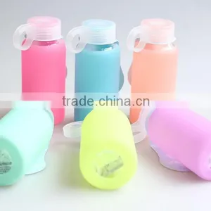 Modern High-grade High Quality Glass Water Bottle With Silicone Sleeve thumbnail-2