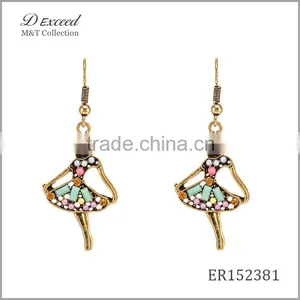 Fashion Designs Women's Jewellery Earrings Bohemian Ballet Girl Drop Earrings thumbnail-2