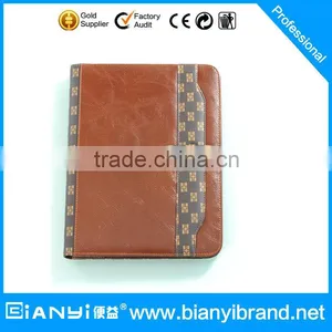 a4 PU Leather Portfolio Folders, Leather Padfolio, Leather Portfolio thumbnail-1