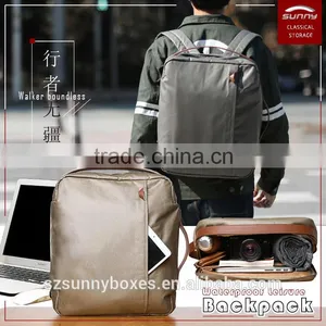 Wholesale Casual Canvas Fashion School Bags Backpack Softback Laptop Backpack thumbnail-1