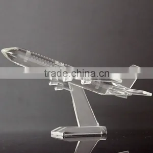 Crystal Glass Plane Model Toy thumbnail-1