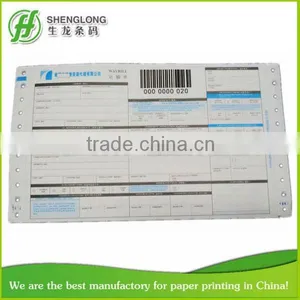 (PHOTO)FREE SAMPLE,210x140mm,4-ply,39barcode,color Paper,EMS National Courier Waybill thumbnail-5