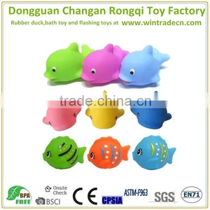 Soft Rubber Squirter Custom Bath Toy Squeaky Bath Toy Set thumbnail-1