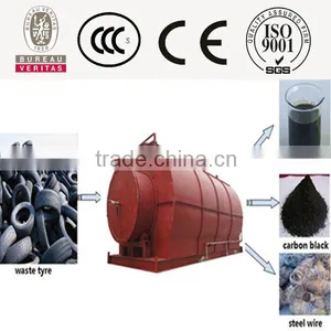 2015 New Tech Q245R Waste Tyres/ Rubber Pyrolysis to Oil Plant thumbnail-4