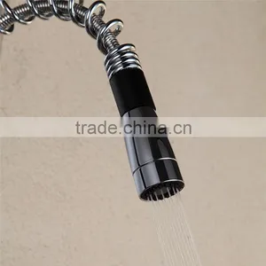 Chrome Surface Pull up Brass Faucet Kitchen Sink Single Hole Faucet thumbnail-2