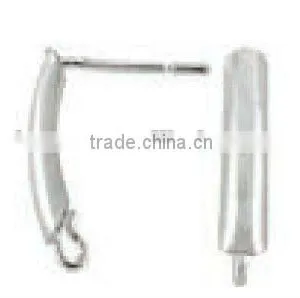 3mm Sterling Silver Shied 925 Earring Findings thumbnail-1