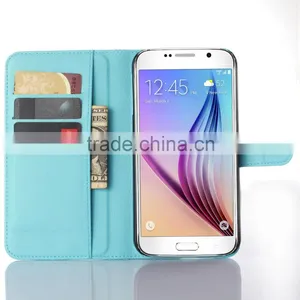 High Quality Leather Holster Card Wallet Folio Stand Flip Case Cover for Samsung GALAXY S7 Plus thumbnail-4