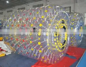 Factory Price 1.0m Pvc Inflatable Water Roller Ball for Commercial Use thumbnail-1