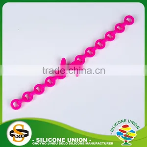 Secure Printed Silicone Earphone Cord Cable Winder thumbnail-1