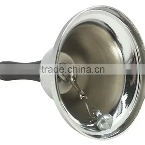 Metal Hand Bell With Wooden Handle in Custom Color With Logo as Gift thumbnail-2