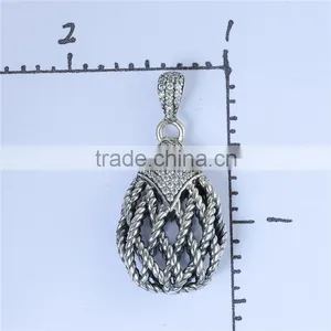 European Style Vintage Sterling Silver Pendant Necklace thumbnail-4