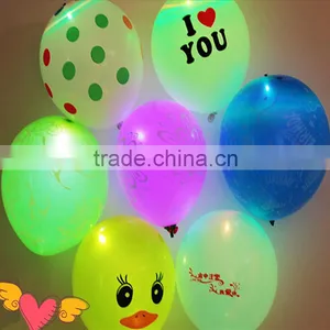 Colorful Helium Led Latex Balloons Glow in the Night for for Party thumbnail-1
